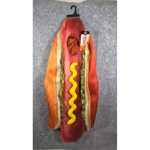 Hyde & Eek Boutique Hot Dog Costume Adult One Size Halloween Funny Food Costume